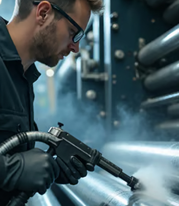 Applicazione pulizia criogenica nello stampaggio plastico